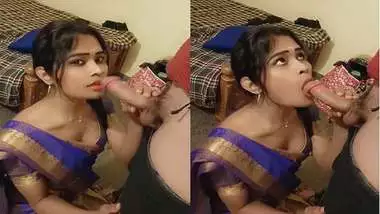 Indian Hindi BF Videos Mallu girl in saree give hot blowjob to Jija