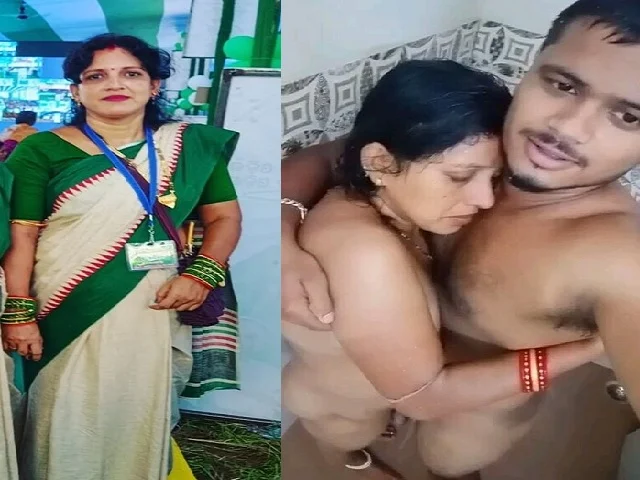 New Desi Sex MMS Odia milf teacher fuck with student in bathroom