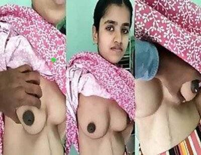 new desi xxx cute hot pregnant girl boobs pressing mobile recording mms