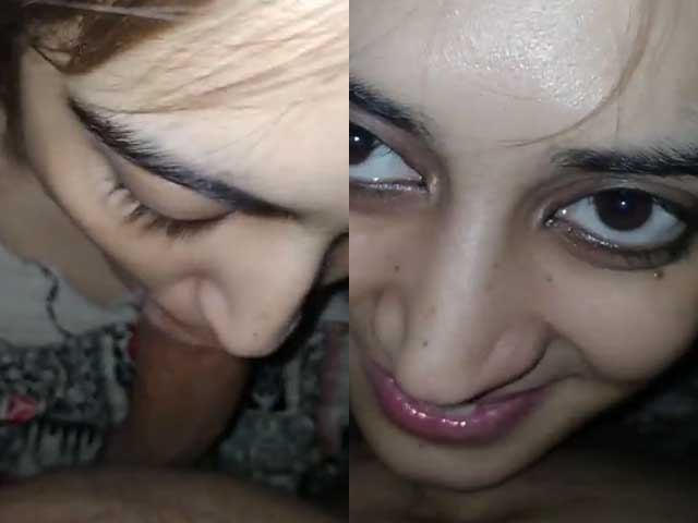 Latest Paki mms Beautiful Virgin Pakistani girl eating cum of BF