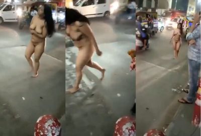xhamster New Indian Viral nude mms of Delhi Randi walking naked on street