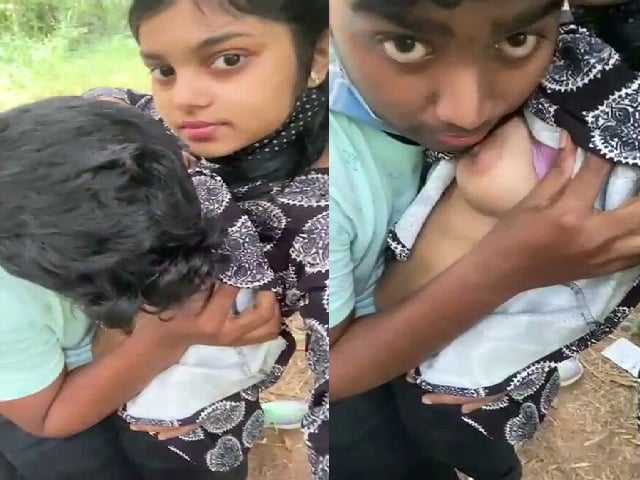 Indian viral mms school girl small boobs sucking and pussy fingering with bf
