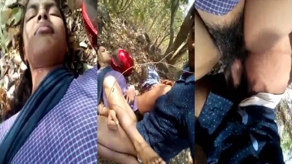 Desi MMS sex clips randi college girl fucking with boyfriend in jungle
