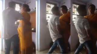 Fsiblog Porn desi mms mature hot Maid Aunty fucked by young boy