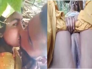 desi viral mms Punjabi nude girl sex with Bihari labour boy in field