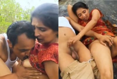 New Desi sex video of randi milf village hot bhabhi with mukhiya for money