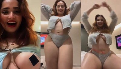 Indian Aditi Mistry Nude Big Boobs Latest Live Exclusive