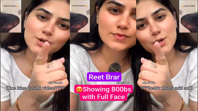 pornhub Famous Punjabi Reet Brar Showing Boobs Latest Trending Viral