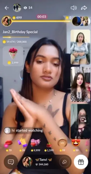 masafun Tango Live Tanvi Strips Nude & Fingers Her Wet Pussy on Cam