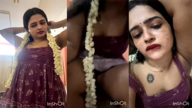 Indian viral mms Tamil Serial Actress Abinaya Nude Live Show