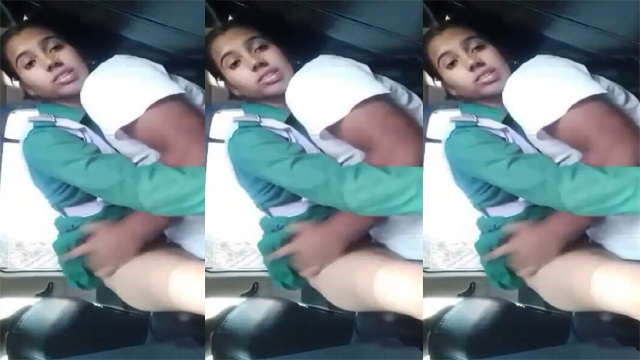 Xnxx Desi XXX Sex video Horny School Babe Inside Car Fucking With Lover