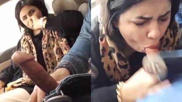 desi52 viral mms Bold Paki babe Saira quick blowjob in car to bf in Abu Dhabi